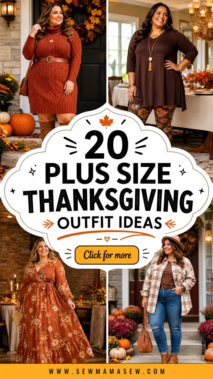 20 Plus Size Thanksgiving Outfit Ideas for a Chic Holiday - 20 Plus Size Thanksgiving Outfit Ideas for a Chic Holiday