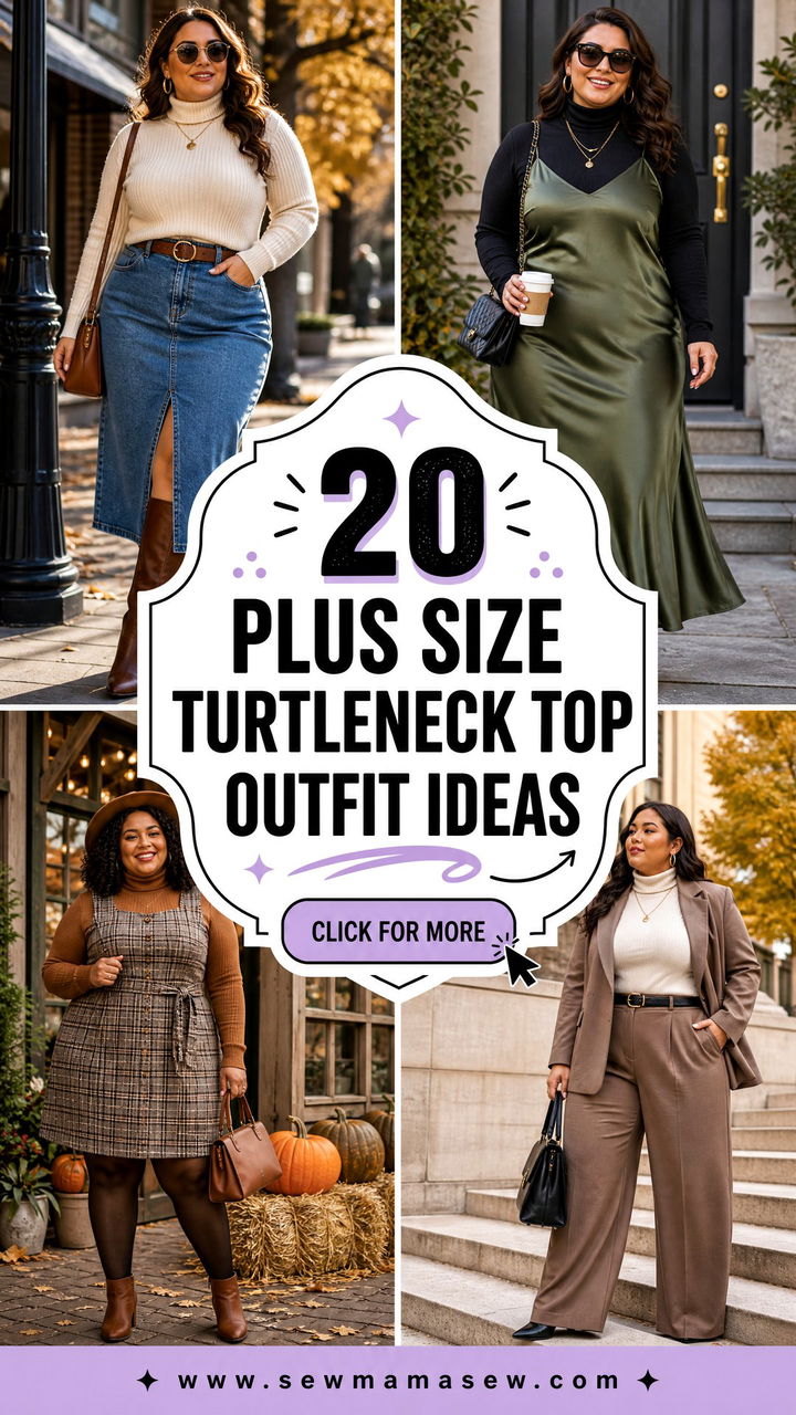 20 Plus Size Turtleneck Top Outfit Ideas for Cozy-Chic Style - 20 Plus Size Turtleneck Top Outfit Ideas for Cozy-Chic Style