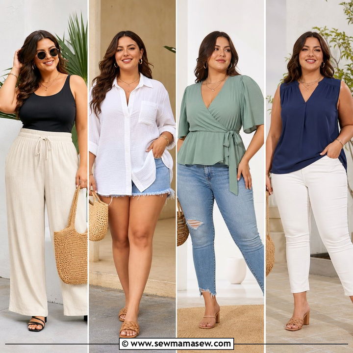 20 Plus Size Vacation Top Outfit Ideas for Effortless Getaways