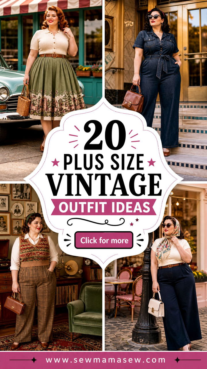 20 Plus Size Vintage Outfit Ideas for Effortless Timeless Chic - 20 Plus Size Vintage Outfit Ideas for Effortless Timeless Chic