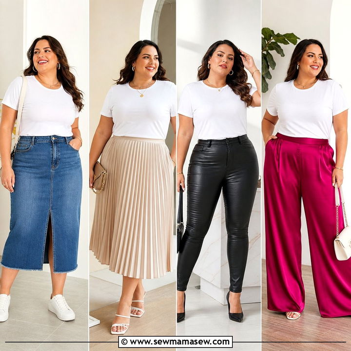 20 Plus Size White T Shirt Outfit Ideas for Easy Everyday Style