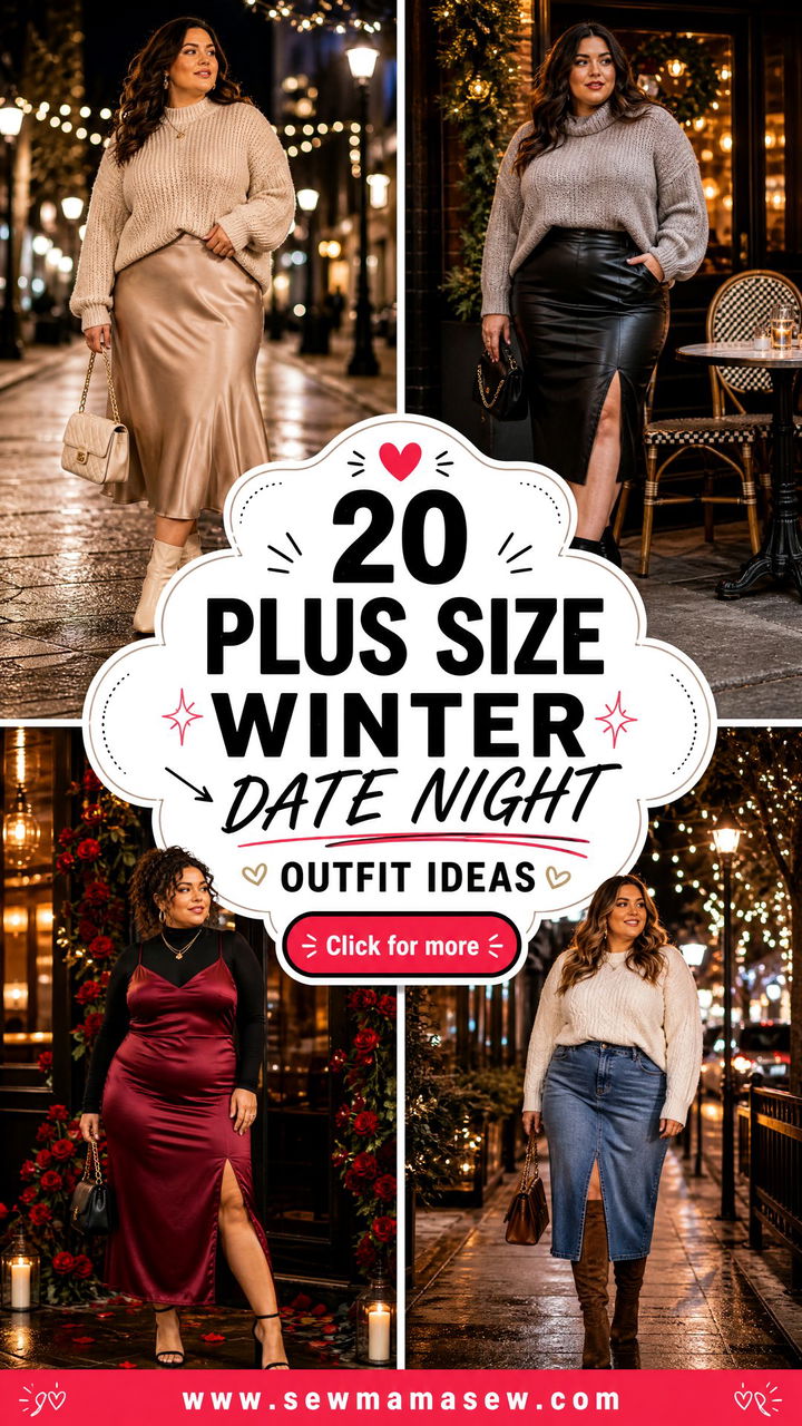20 Plus Size Winter Date Night Outfit Ideas for Romantic Evenings - 20 Plus Size Winter Date Night Outfit Ideas for Romantic Evenings