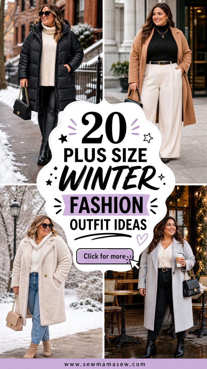 20 Plus Size Winter Fashion Outfit Ideas for Cozy 2026 Style - 20 Plus Size Winter Fashion Outfit Ideas for Cozy 2026 Style
