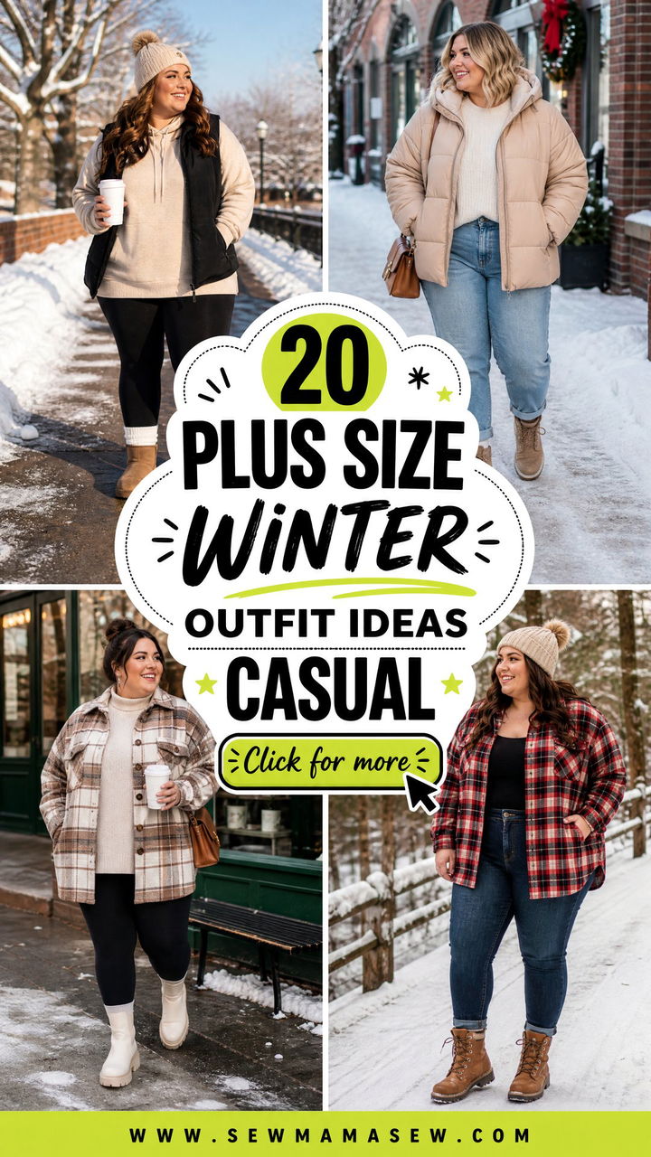 20 Plus Size Winter Outfit Ideas Casual Cozy Looks for Every Day - 20 Plus Size Winter Outfit Ideas Casual: Cozy Looks for Every Day