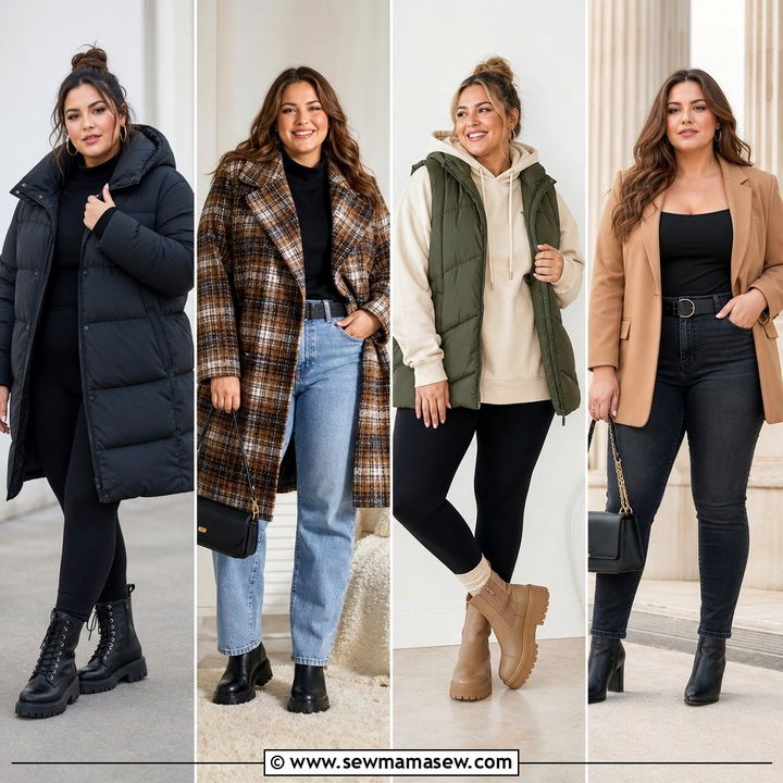 20 Plus Size Winter Outfit Ideas With Boots for Chic Cold Days