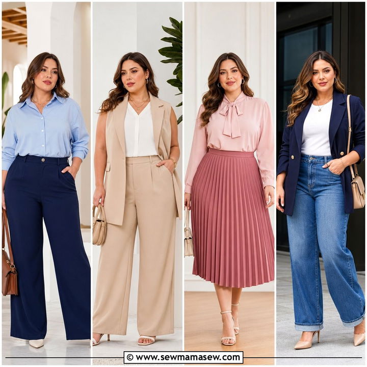 20 Plus Size Work Top Outfit Ideas for a Polished Office Look