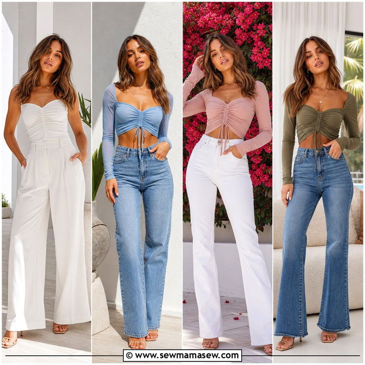 20 Ruched Top Outfit Ideas for Flattering Night-Out Style