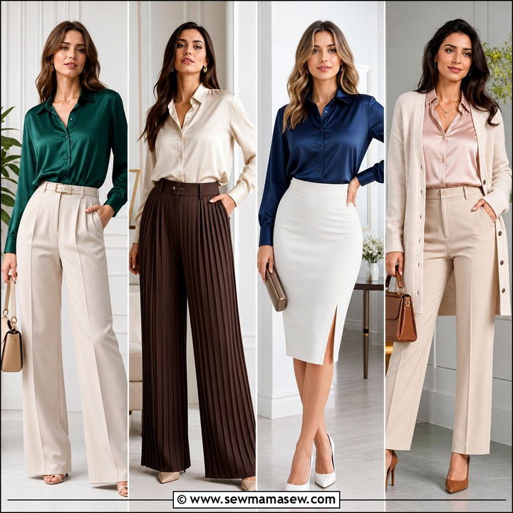 20 Satin Blouse Outfit Ideas for Effortless Evening Style