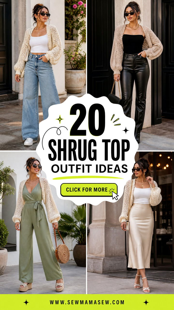 20 Shrug Top Outfit Ideas for Easy Layered Looks in Every Season - 20 Shrug Top Outfit Ideas for Easy Layered Looks in Every Season