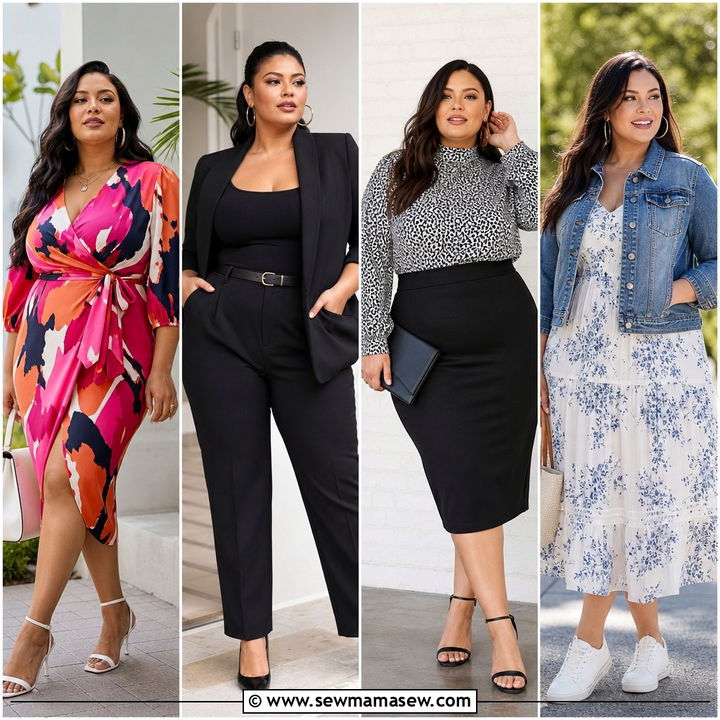 20 Slimming Plus Size Outfit Ideas for Confident Everyday Style