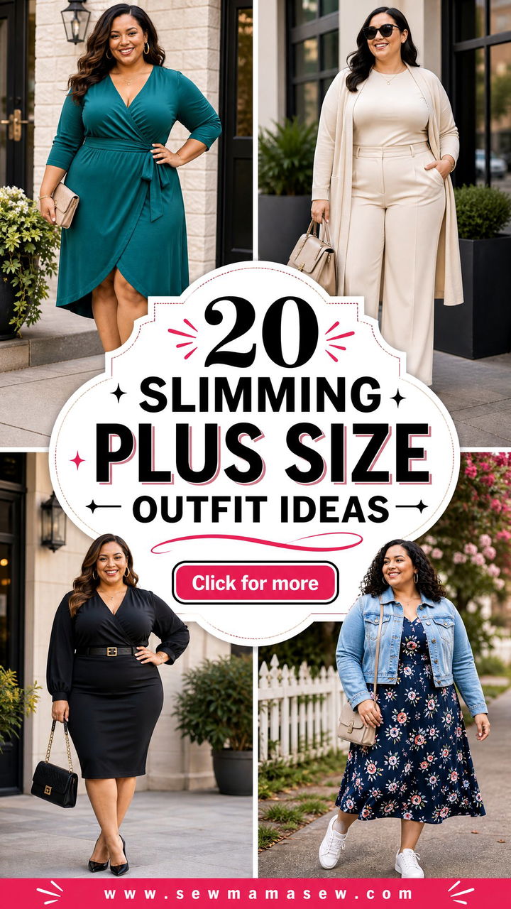 20 Slimming Plus Size Outfit Ideas for Confident Everyday Style - 20 Slimming Plus Size Outfit Ideas for Confident Everyday Style