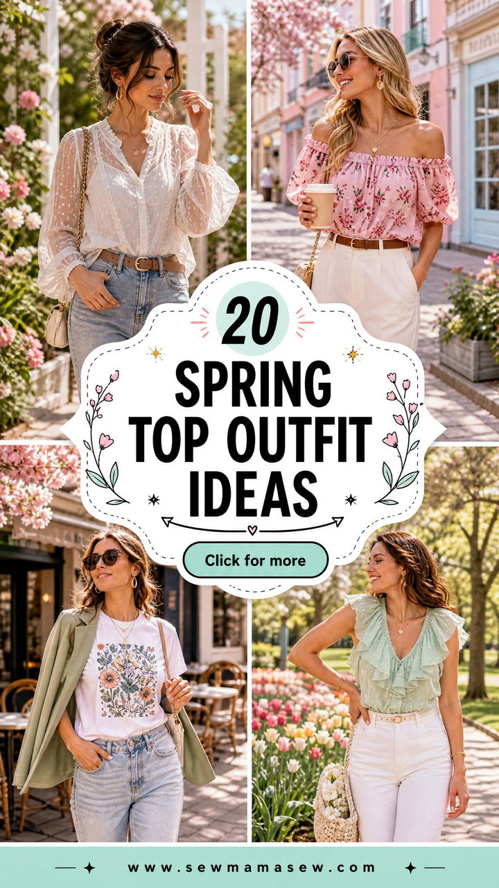 20 Spring Top Outfit Ideas for Fresh Breezy Seasonal Style - 20 Spring Top Outfit Ideas for Fresh, Breezy Seasonal Style