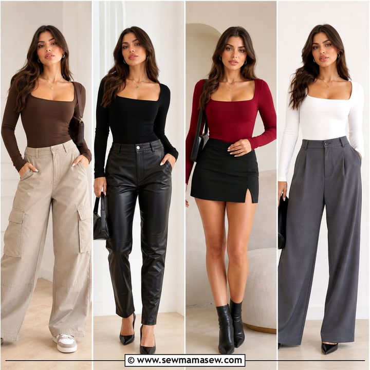 20 Square Neck Top Outfit Ideas for a Chic, Flattering Look