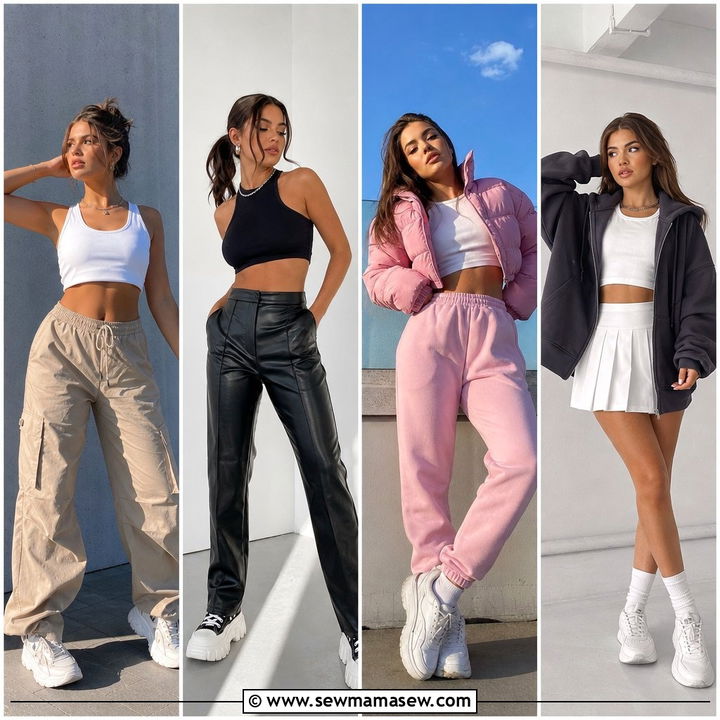 20 Streetwear Crop Top Outfit Ideas for Edgy City Style