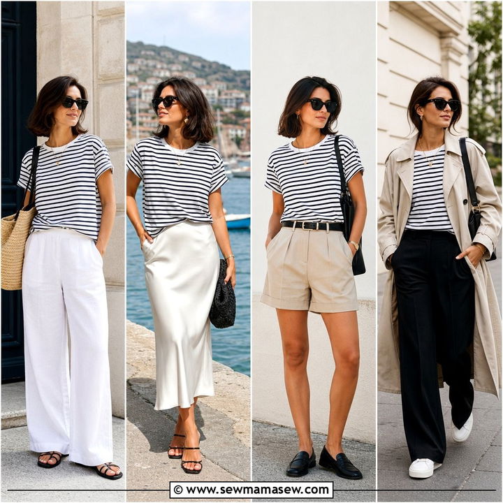 20 Striped T Shirt Outfit Ideas for Easy Casual-Chic Days