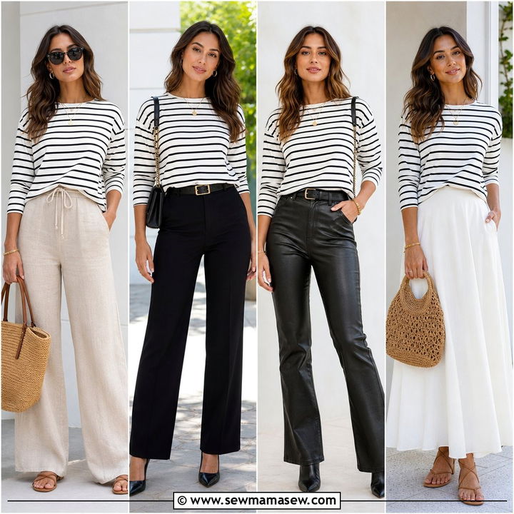 20 Striped Top Outfit Ideas for Fresh, Polished Everyday Style