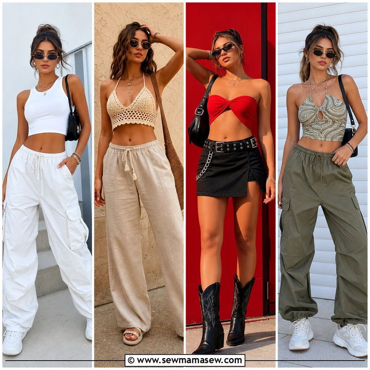 20 Summer Crop Top Concert Outfit Ideas for Festival Season