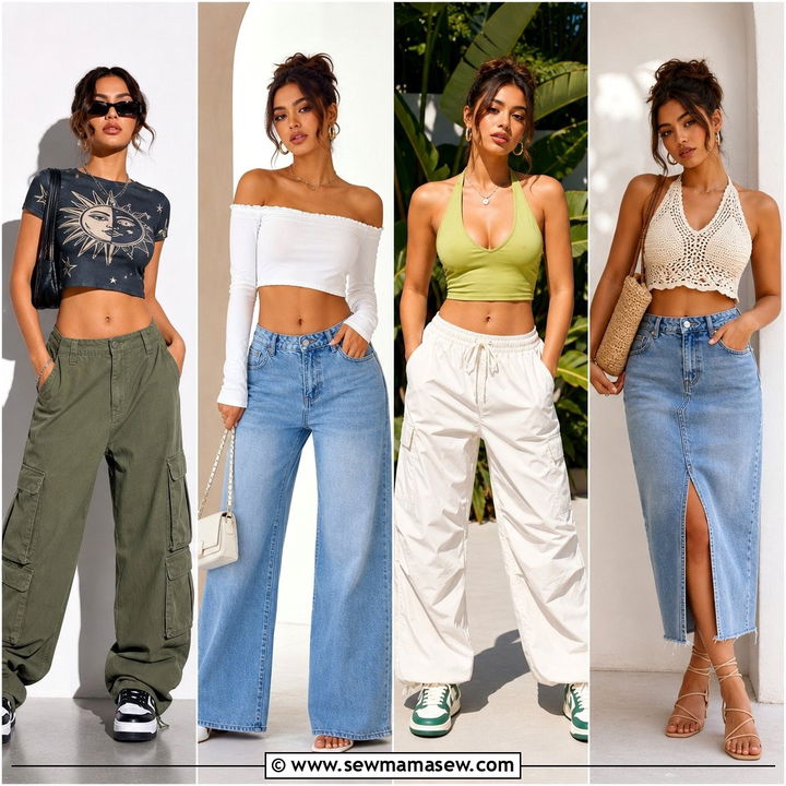 20 Summer Crop Top Outfit Ideas for College and Campus Style