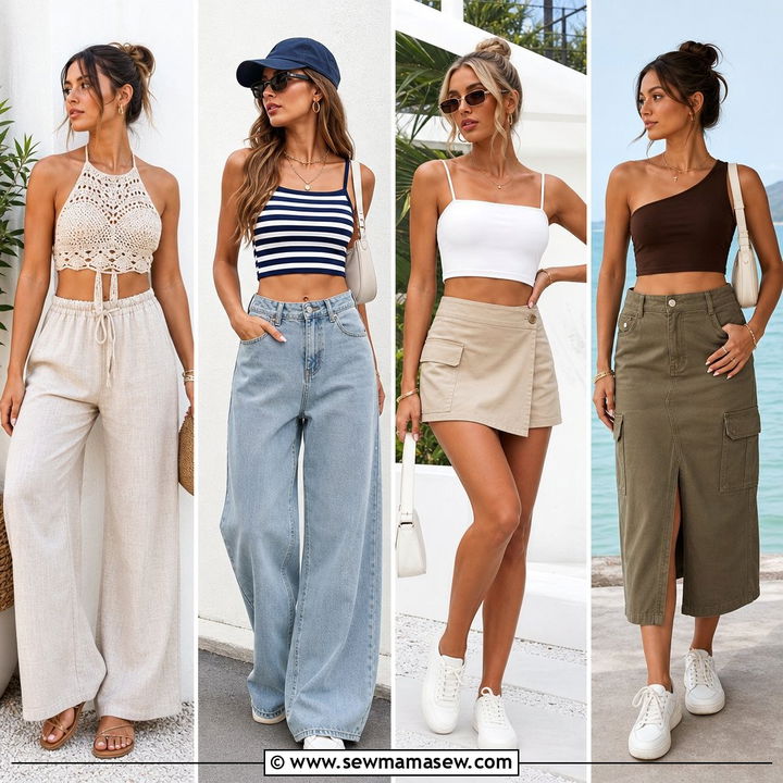 20 Summer Crop Top Outfit Ideas for Teens That Feel Cool