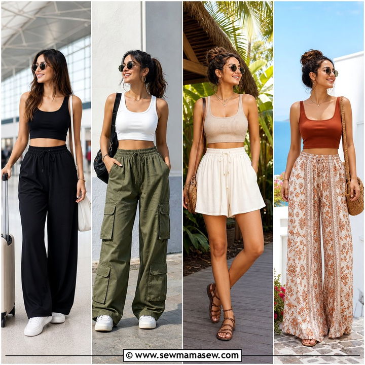 20 Summer Crop Top Outfit Ideas for Travel Made Easy