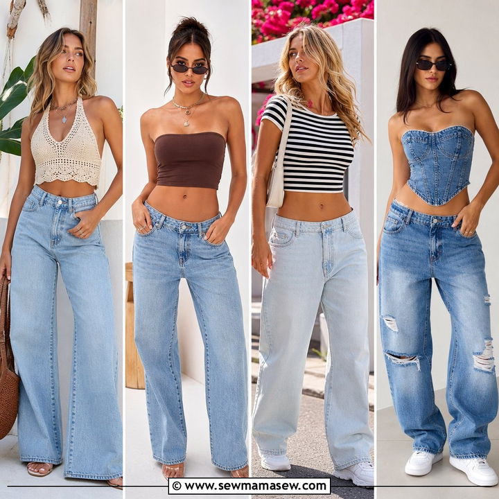 20 Summer Crop Top With Jeans Outfit Ideas for Easy Style