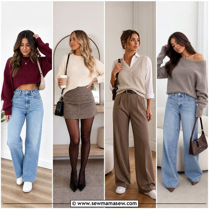 20 Sweater Outfit Ideas for Polished Cold Days This Season