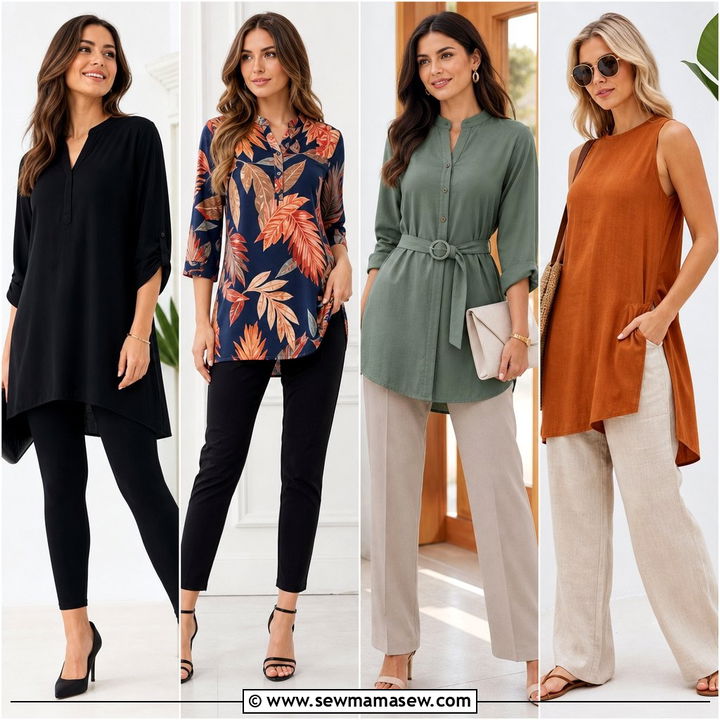 20 Tunic Top Outfit Ideas for Comfortable Everyday Style