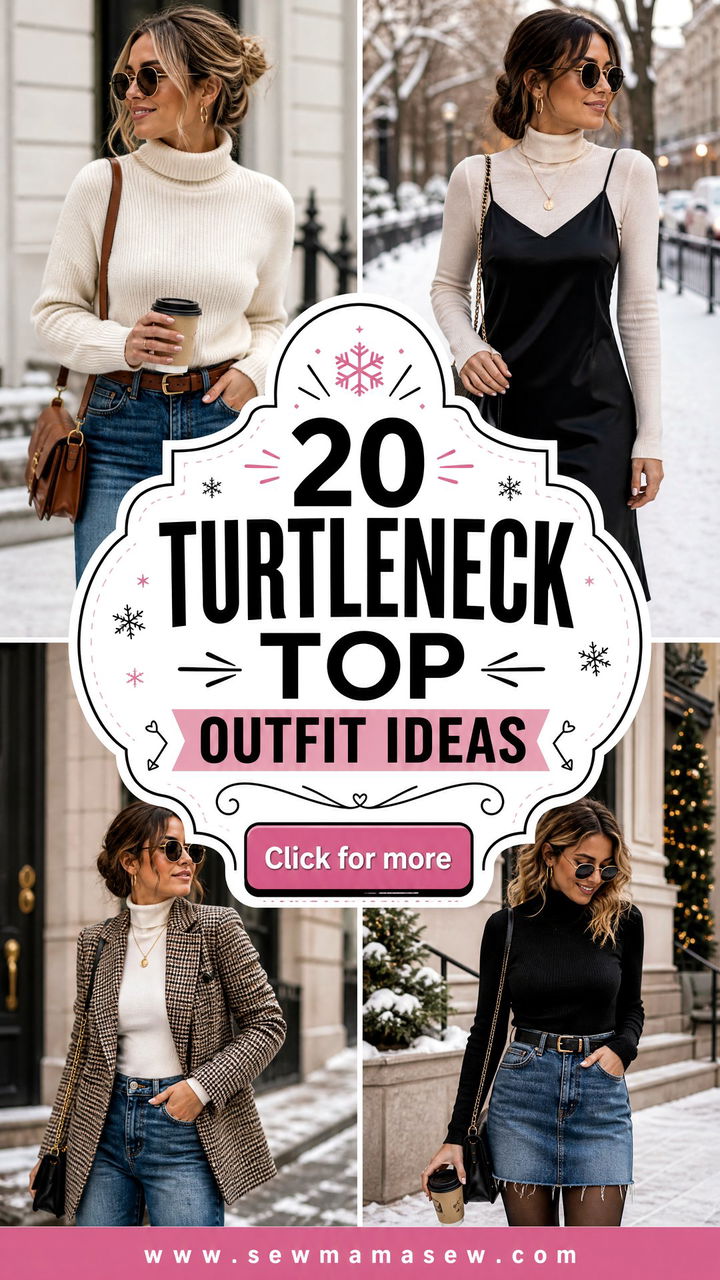 20 Turtleneck Top Outfit Ideas for Chic Cold-Weather Style - 20 Turtleneck Top Outfit Ideas for Chic Cold-Weather Style