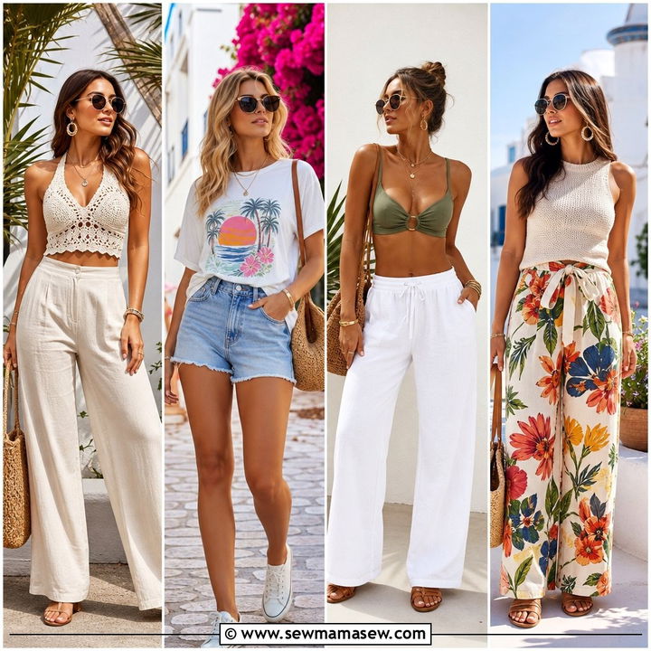 20 Vacation Top Outfit Ideas for Chic Packable Looks Anywhere