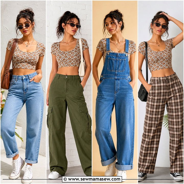20 Vintage Crop Top Outfit Ideas for a Chic Retro Revival