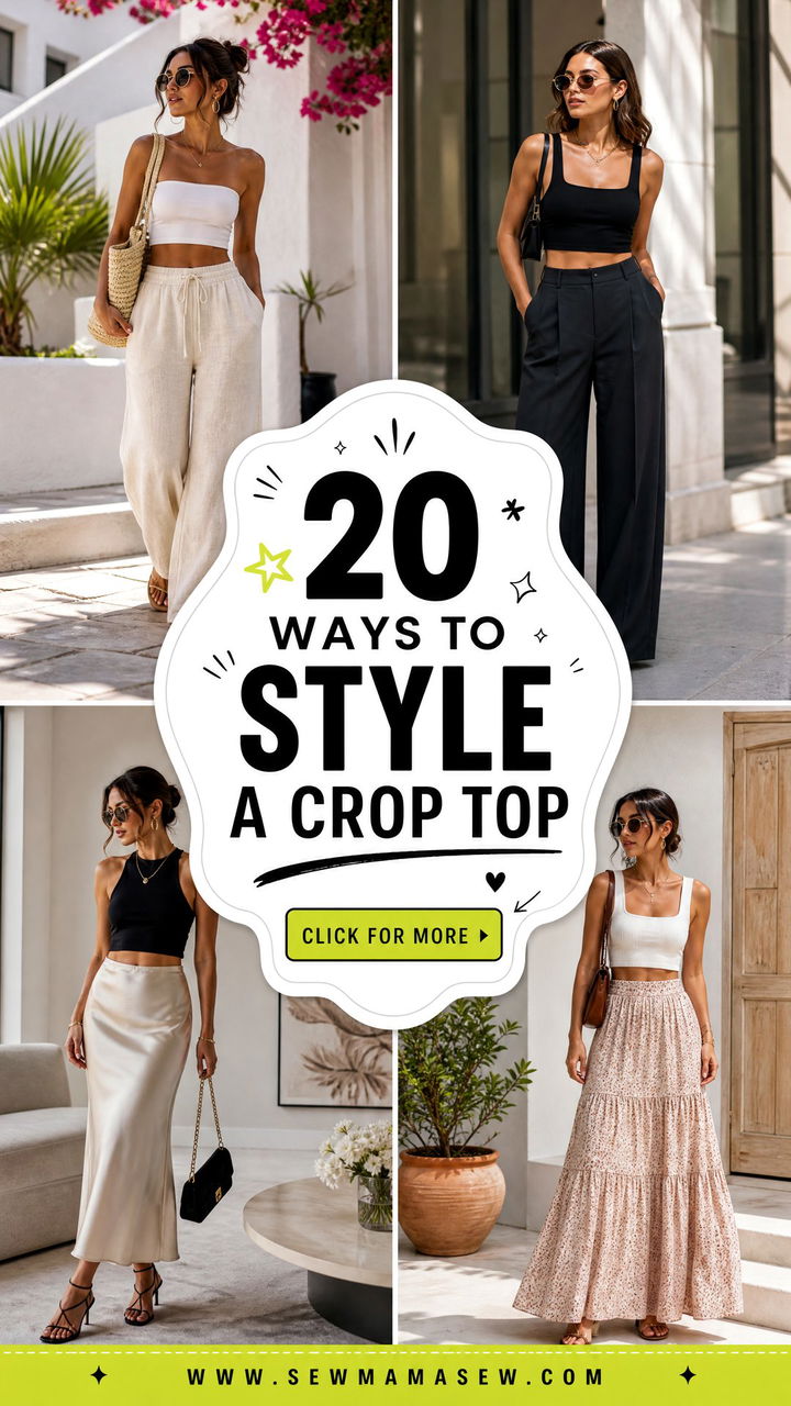 20 Ways to Style a Crop Top for Confident Everyday Looks - 20 Ways to Style a Crop Top for Confident Everyday Looks