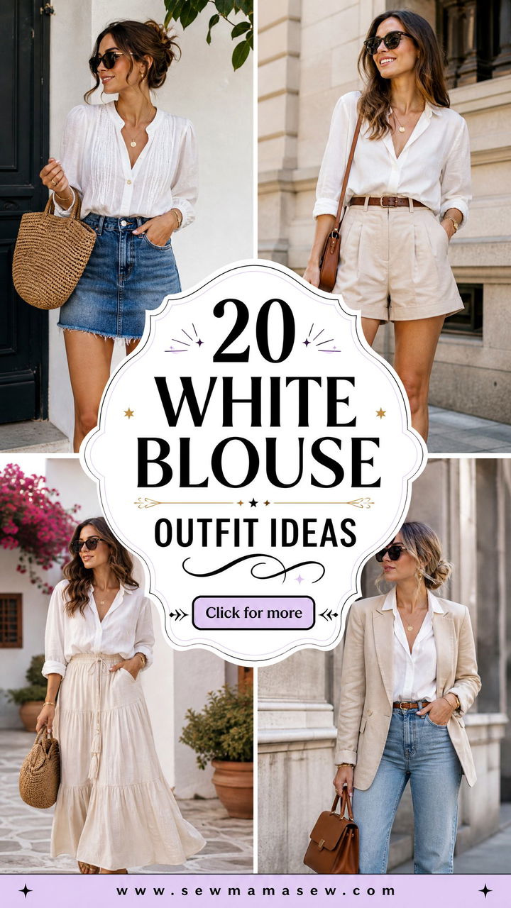 20 White Blouse Outfit Ideas for a Crisp Timeless Refresh - 20 White Blouse Outfit Ideas for a Crisp, Timeless Refresh