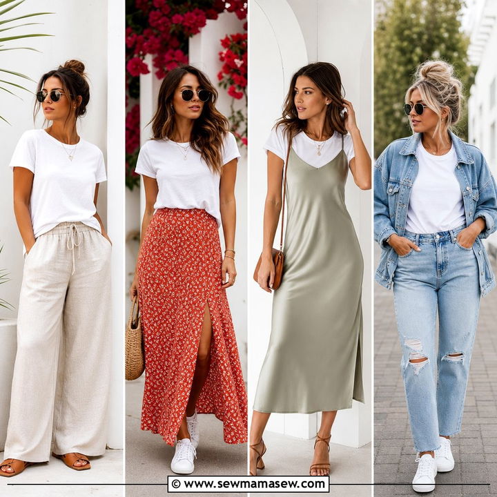 20 White T Shirt Outfit Ideas for Timeless Everyday Style