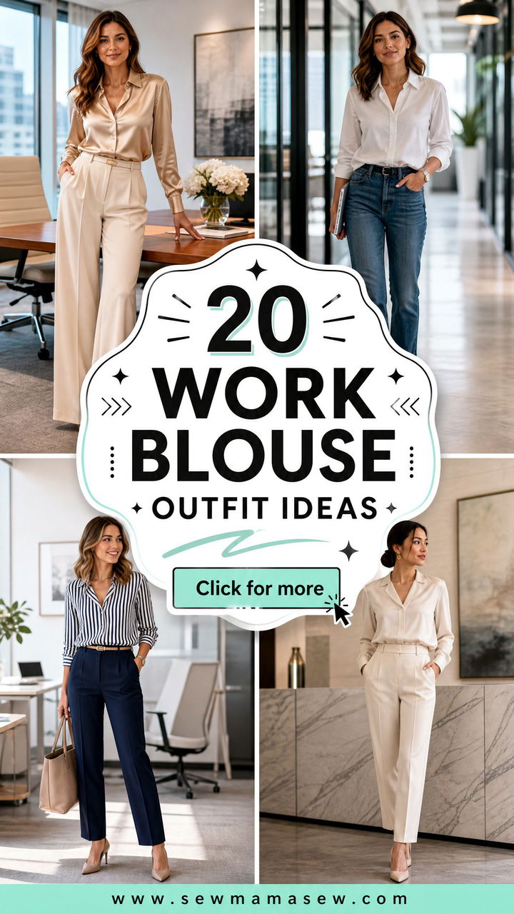 20 Work Blouse Outfit Ideas for a Polished Office Refresh - 20 Work Blouse Outfit Ideas for a Polished Office Refresh