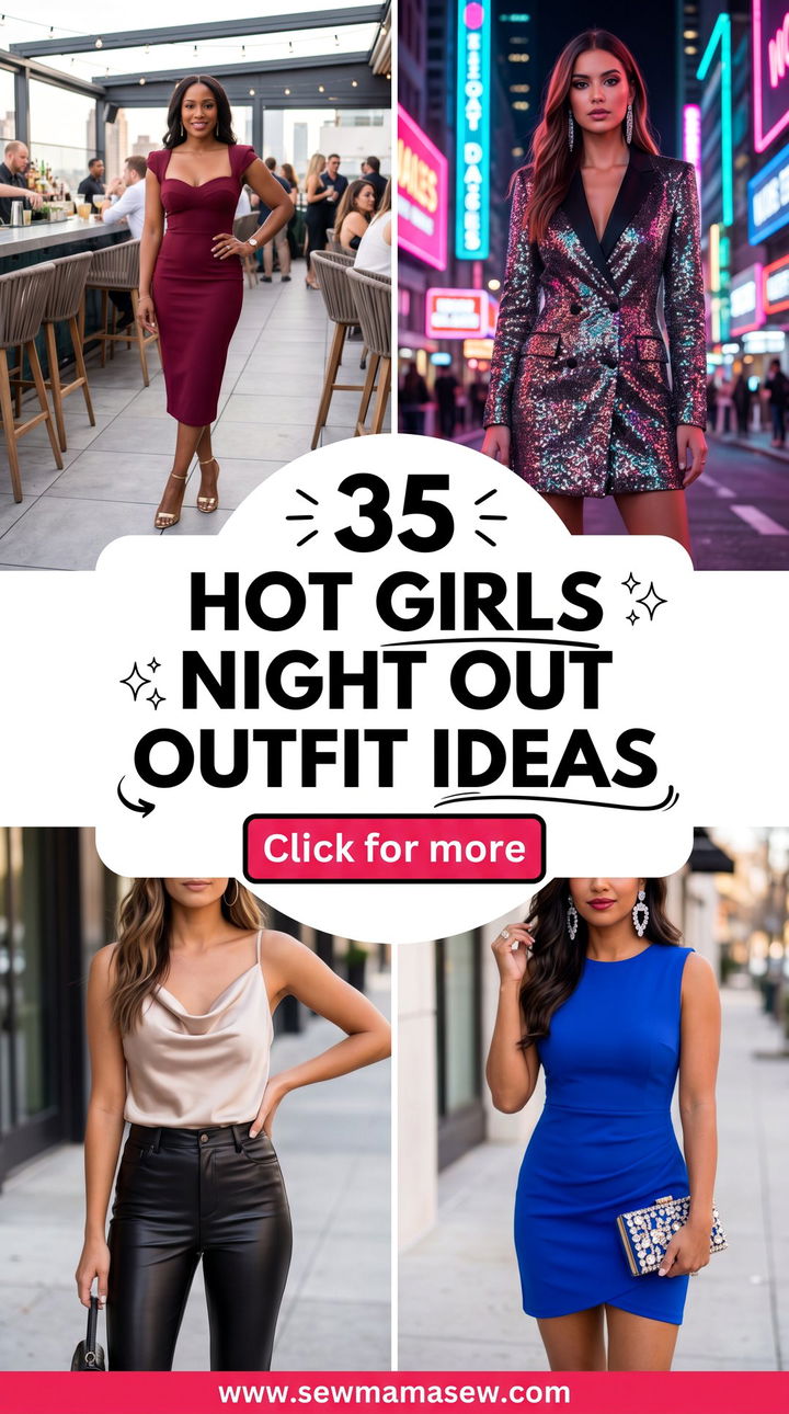 35 Hot Girls Night Out Outfit Ideas for Women - 35 Hot Girls Night Out Outfit Ideas for Women