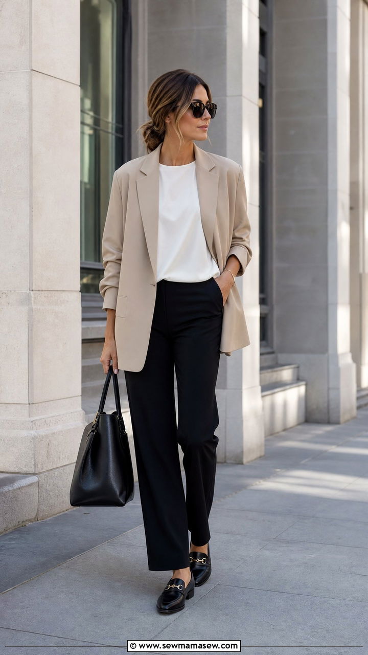 Batwing Top With Blazer Outfit - 20 batwing top outfit ideas