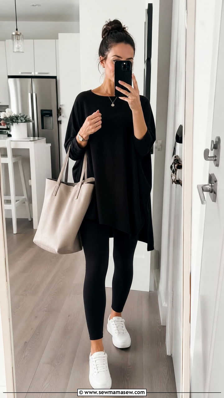 Batwing Top With Leggings Outfit - 20 batwing top outfit ideas