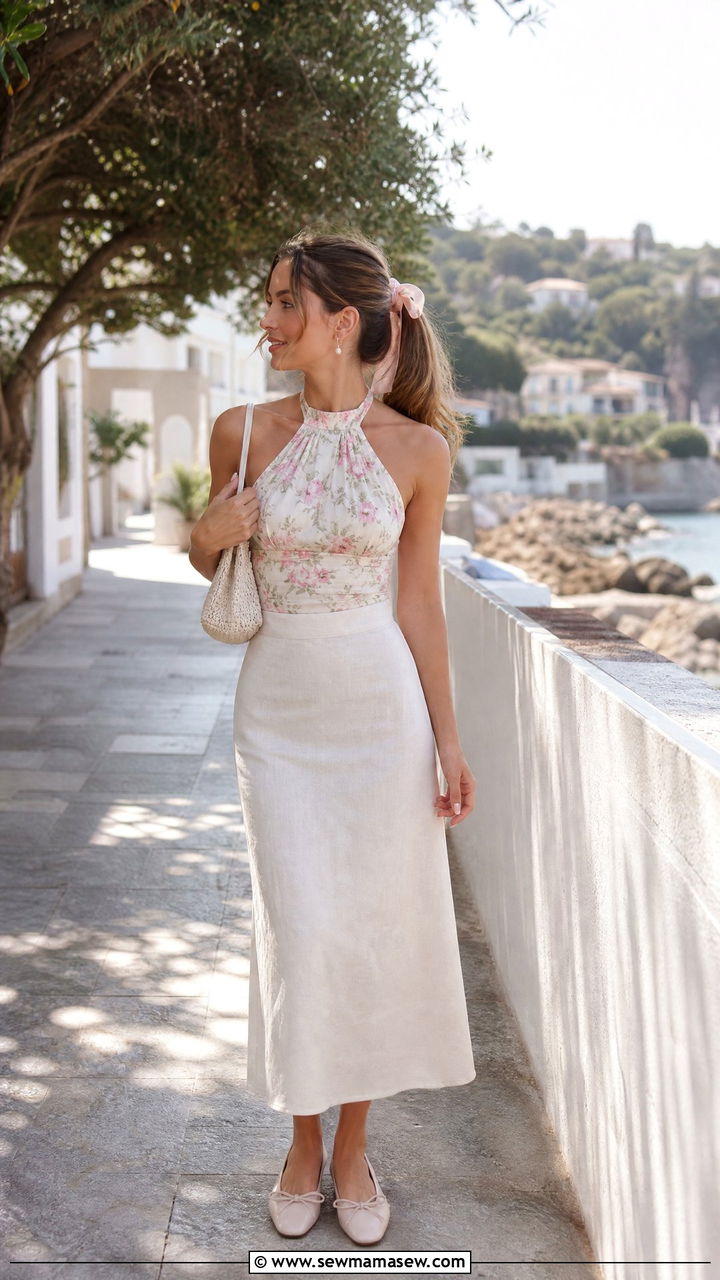 Coquette Halter Top Outfit - 20 coquette top outfit ideas
