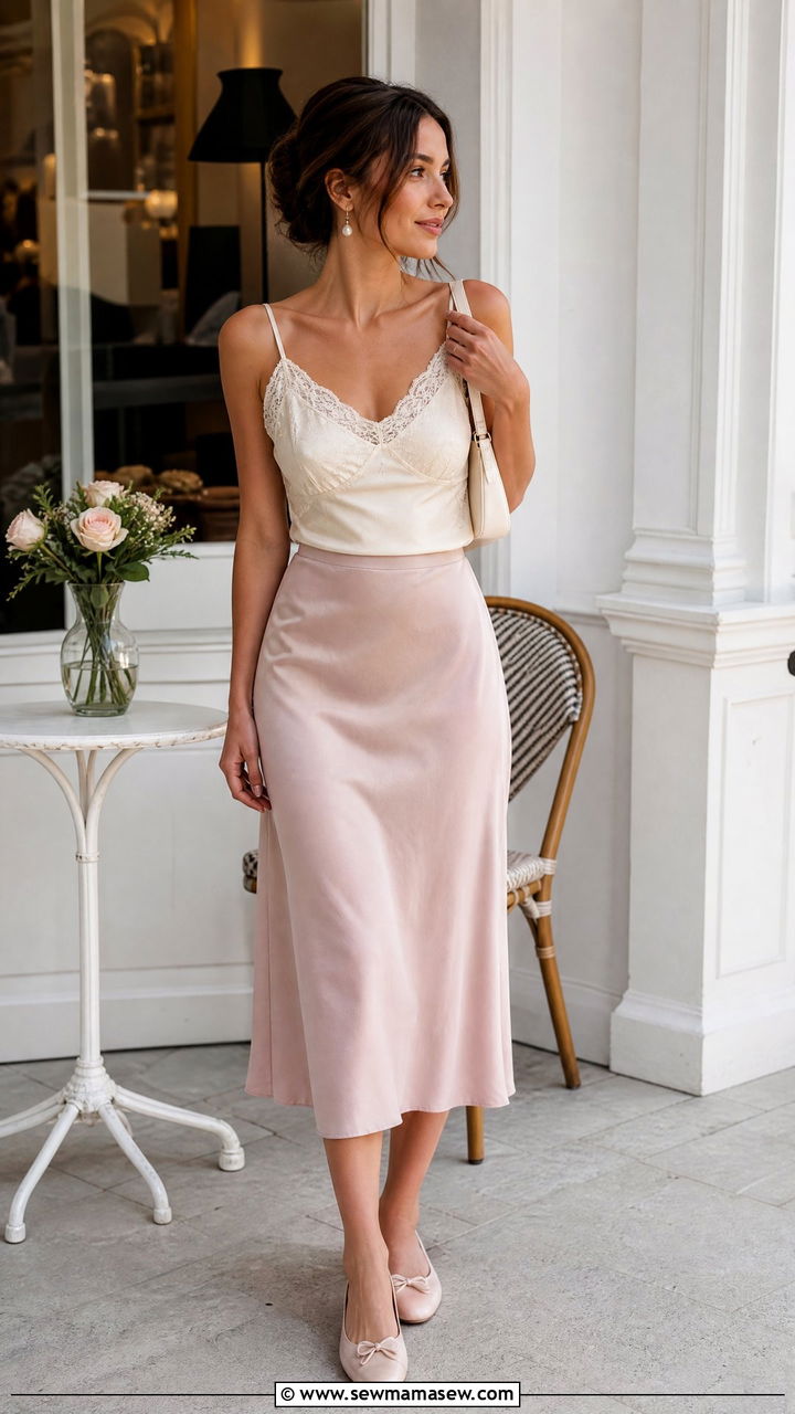 Coquette Lace Cami Outfit - 20 coquette top outfit ideas