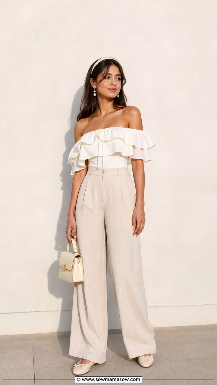 Coquette Off Shoulder Top Outfit - 20 coquette top outfit ideas