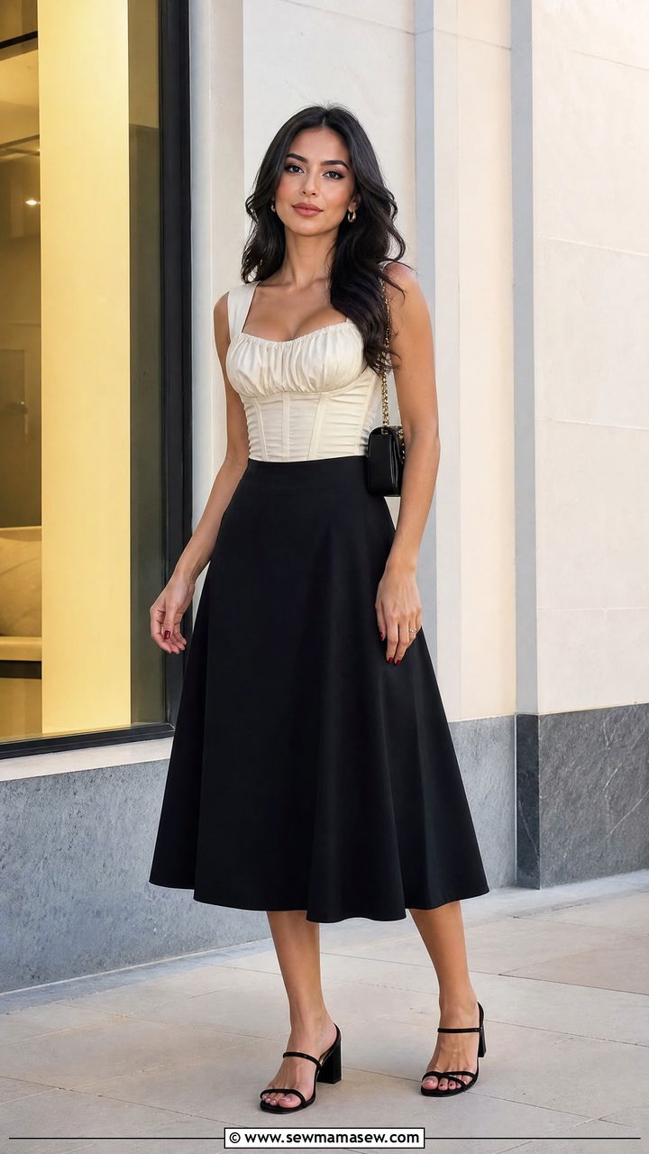 Corset Crop Top And Mini Skirt Outfit - 20 crop top and mini skirt outfit ideas