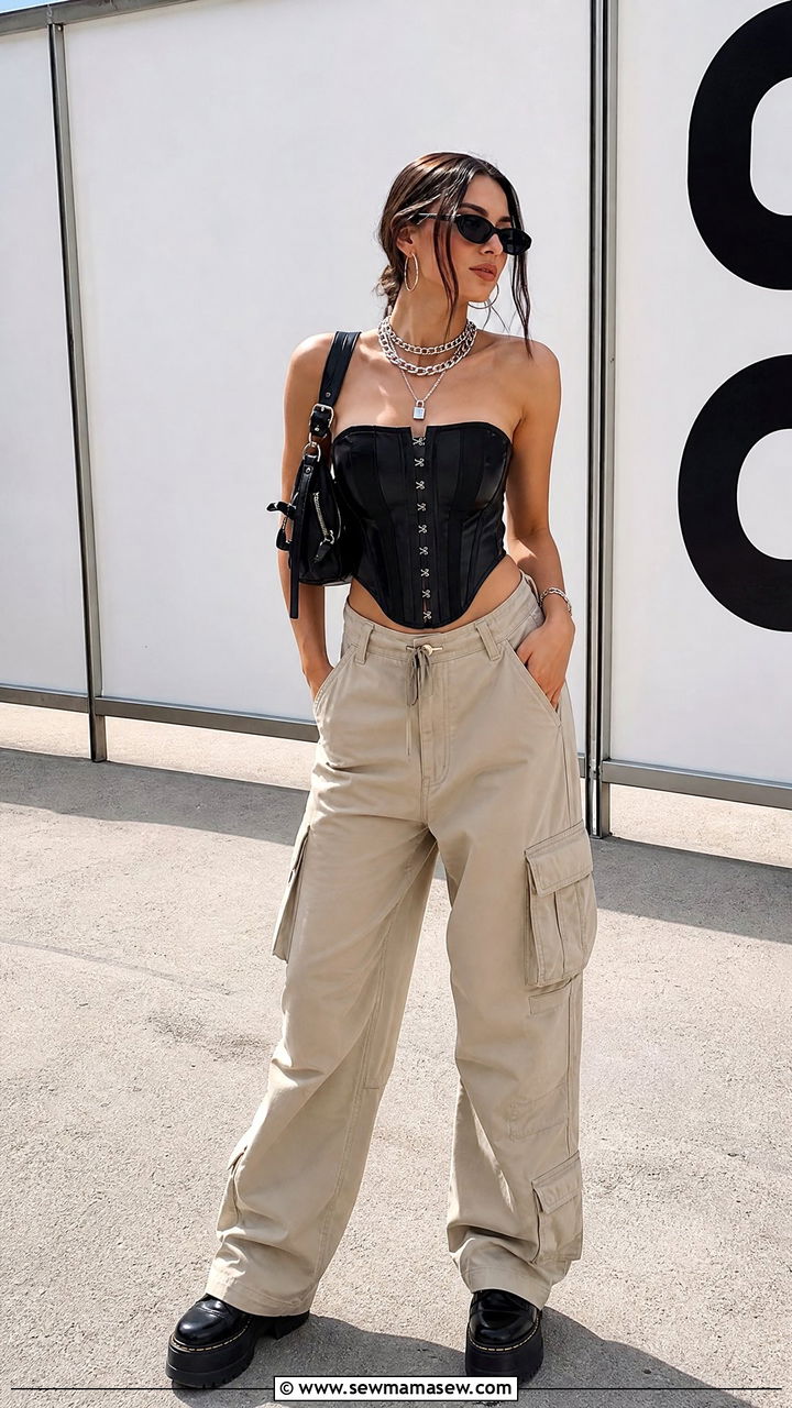 Corset Festival Top Outfit - 20 festival top outfit ideas
