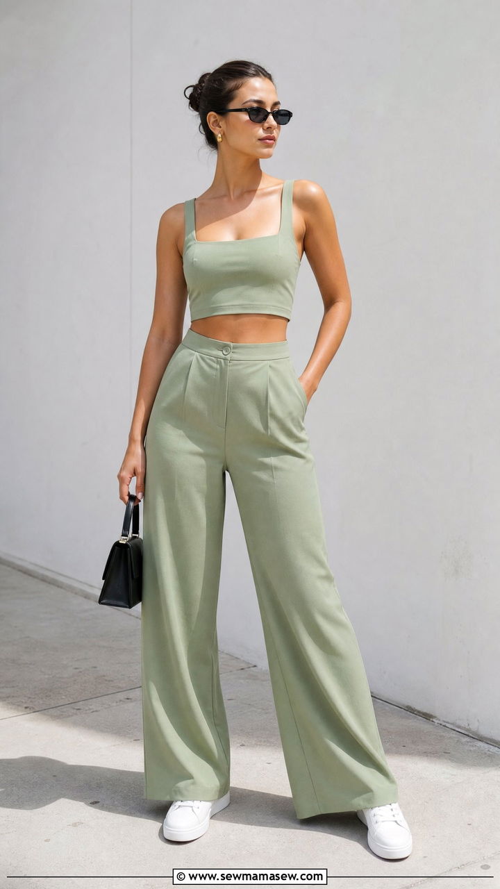 Crop Top With Matching Set - 20 ways to style a crop top