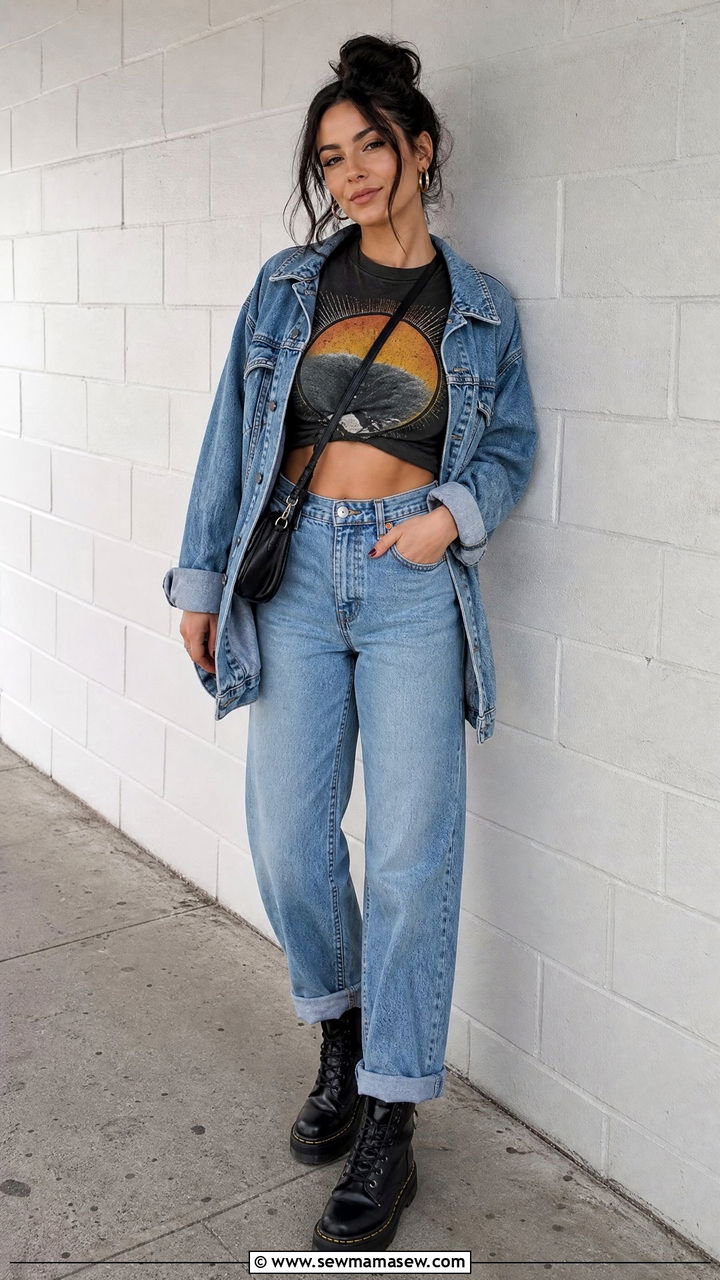 Graphic Crop Top Concert Outfit - 20 crop top concert outfit ideas