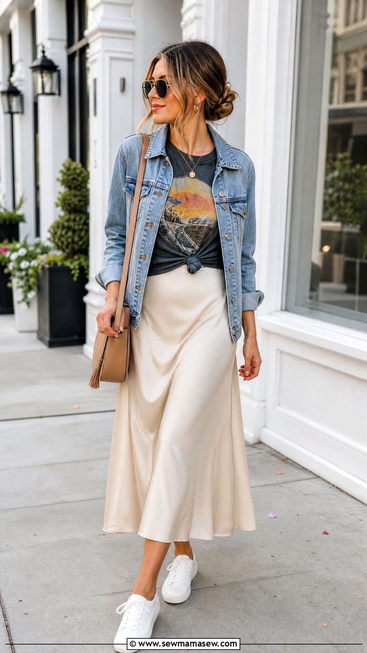 Graphic Tee Spring Top Outfit - 20 spring top outfit ideas