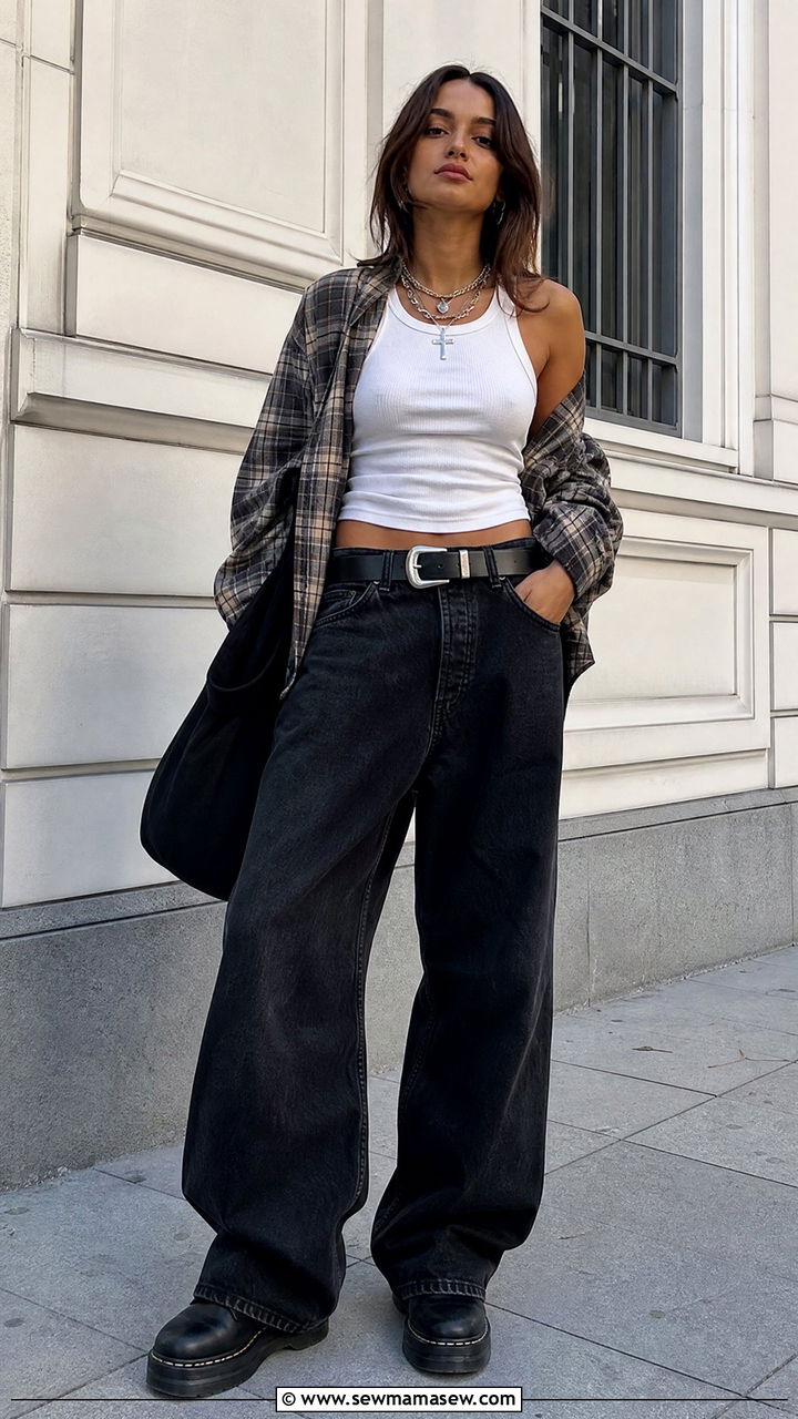 Grunge Tank Top Outfit - 20 grunge top outfit ideas