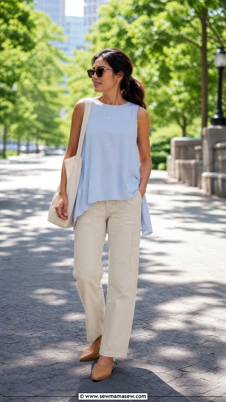 High Low Top With Utility Pants Outfit - 20 high low top outfit ideas