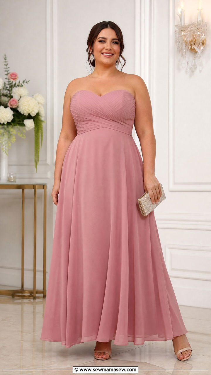 Plus Size A Line Formal Dress Outfit - 20 plus size formal dress outfit ideas