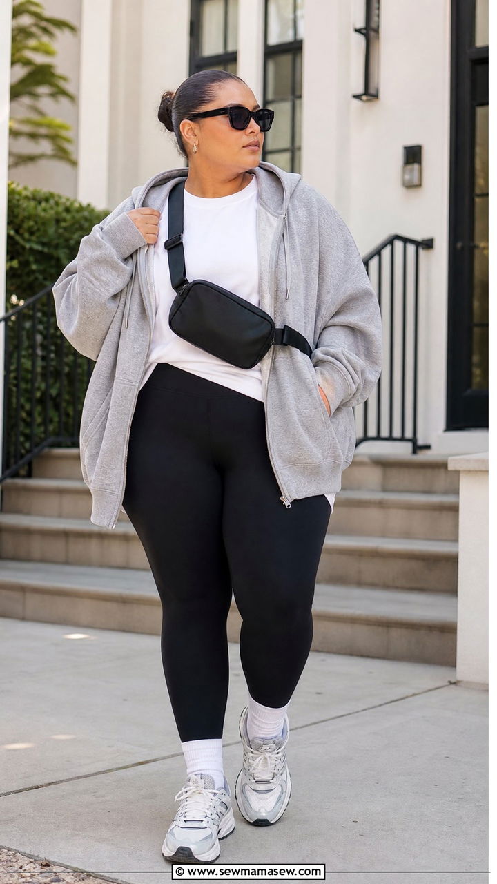 Plus Size Athleisure Outfit - 20 plus size outfit inspo
