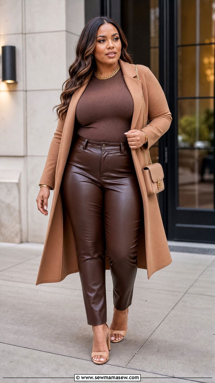 Plus Size Baddie Brown Outfit - 20 plus size baddie outfit ideas